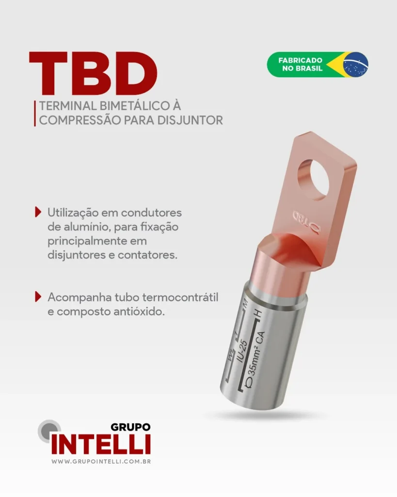 Terminal bimetálico TBD do GRUPO INTELLI