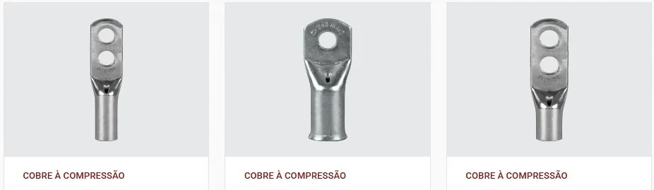 Terminais de Cobre à Compressão INTELLI