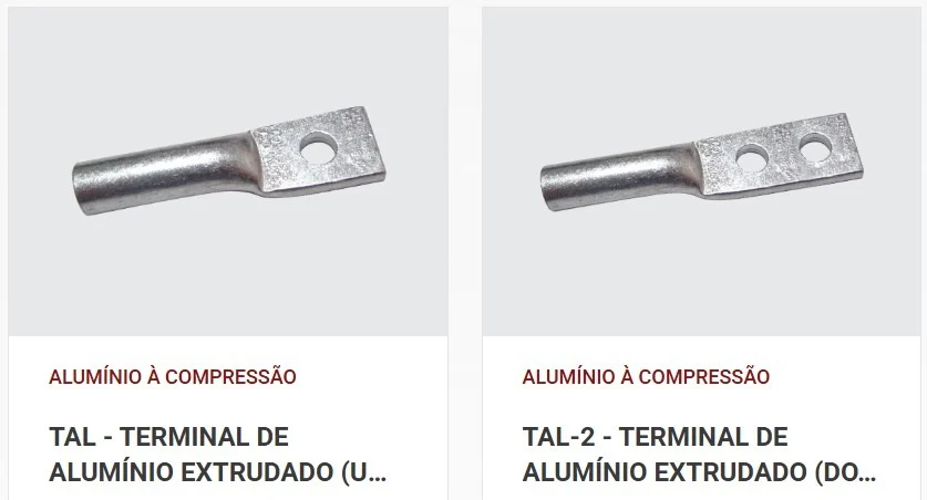 Terminais de Alumínio à Compressão INTELLI